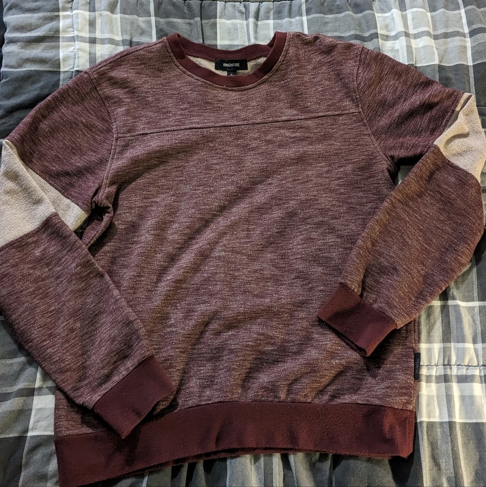 Ring of Fire Burgundy Sweatshirt